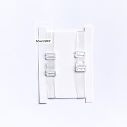 Thumbnail Cặp dây vai trong, phụ kiện đồ lót dây áo ngực trong suốt, dây quai trong BOM SISTER PK00101 3