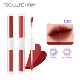 Thumbnail Son môi dạng lỏng FOCALLURE 2.4g 2 trong 1 siêu nhẹ chống nứt nẻ 1