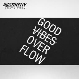 Thumbnail Áo thun NELLY Cotton 260gsm Premium - Good Viber Over Flow Tay Lỡ Form Rộng Nam Nữ 4