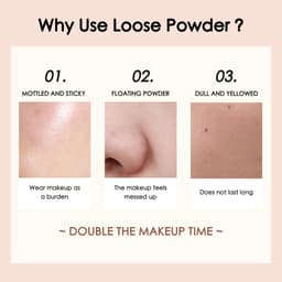 Thumbnail Phấn Phủ LAMUSELAND LA3006 Nhung Mịn Màng Và Mềm Mại 7g Dành Cho Trang Điểm 1