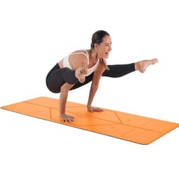 Thumbnail Thảm Tập Yoga Định Tuyến Da PU - Màu Xám - Thảm Yoga Tập Gym Tập Thể Thao Cao Cấp Chính Hãng Amalife 4