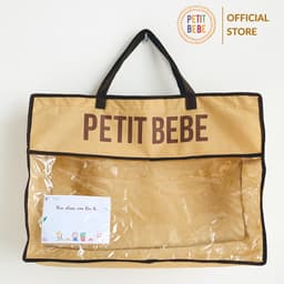 Thumbnail Túi đựng chăn gối cho bé đi học kèm thẻ tên PETIT BEBE mẫu giáo tiểu học 55cm x 40cm x 15cm 1