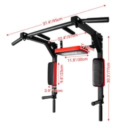 Thumbnail OneTwoFit Xà Đơn Xà Kép Treo Tường Đa Năng Wall Pull Up Bar 2 trong1 Chũi 300kg Tập Thể Dục Tại Nhà 2