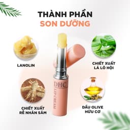 Thumbnail Son dưỡng môi DHC Lip Cream dưỡng ẩm, làm mềm môi 1,5g 4