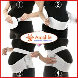 Thumbnail Đai Đỡ Bụng Bầu Cho Mẹ Bầu Chính Hãng Amalife - Chọn Cỡ Size L (80-115cm) Size XL (87-126cm) Size XXL (95 – 135cm) 3