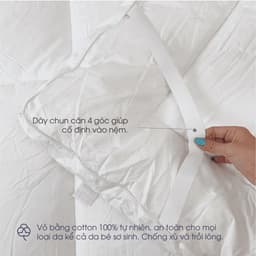 Thumbnail Topper Changmi Bedding lông vũ nhân tạo Microfiber Hàn Quốc chuẩn khách sạn 5 sao, tăng độ êm cho nệm 3