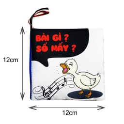 Thumbnail Sách vải PiPoVietnam kích thích thị giác - Song ngữ Anh Việt - Bài gì số mấy 3