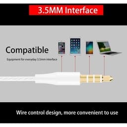 Thumbnail Tai nghe nhét tai GOOJODOQ với jack cắm 3.5mm tích hợp micro tiện dụng 2
