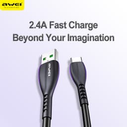 Thumbnail Cáp Sạc Awei CL-115L Sạc Nhanh USB Type C Micro cho điện thoại Chính hãng 4