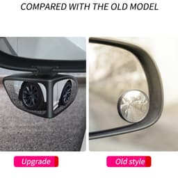Thumbnail Gương chiếu hậu EKLEVA hình tròn nhỏ có thể xoay 360 độ cho xe hơi 1