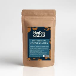 Thumbnail Túi 80g Bột cacao sữa dừa Heyday - Thơm béo sữa dừa nguyên chất sấy phun theo công nghệ Đan Mạch 1