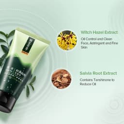 Thumbnail Sữa rửa mặt INOHERB từ trà hỗ trợ giảm mụn kiềm dầu cho nam 100g 3