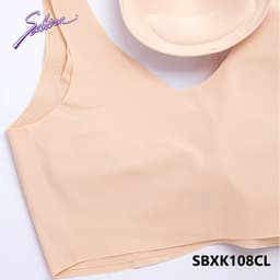 Thumbnail Áo Lót Không Viền May Kèm Mút Rời Dày Vừa Màu Trơn Soft Collection By Sabina SBXK108 2