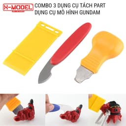 Thumbnail Combo 3 dụng cụ chuyên dùng tách part khi lắp ráp mô hình  X-MODEL đồ chơi Anime Nhật 1