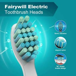 Thumbnail Set 4 đầu bàn chải đánh răng Fairywill thay thế cho bàn chải điện Fairywill 507 2306 2303 551 2011 1