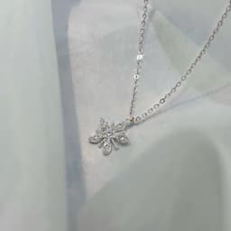Thumbnail Dây chuyền bạc Tiny Flower, Dây chuyền Tiệm bạc 21Centimeters 4