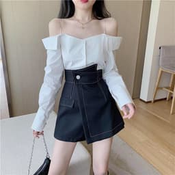 Thumbnail Quần giả váy, chân váy chỉ nổi silive có quần lót trong kiểu dáng trẻ trung năng động 3