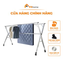 Thumbnail Sào phơi quần áo AVOHOME chính hãng loại giàn phơi có bánh xe treo quần áo cho cả gia đình 1