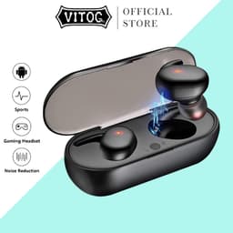 Thumbnail Tai nghe không dây VITOG Y30 kết nối bluetooth 5.0 âm thanh sống động chất lượng cao 1