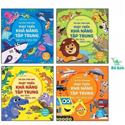 Thumbnail Sách - Tìm Kiếm Thông Minh Phát Triển Khả Năng Tập Trung [Cho bé 2-6 tuổi] 1