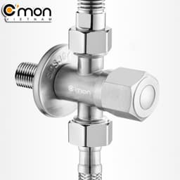 Thumbnail Van khóa T giảm áp lực nước 2 đầu ra C'mon VK-02_T 1