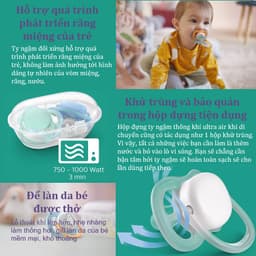 Thumbnail Philips Avent núm ty ngậm thông khí 0-6 tháng, vỉ đôi SCF080/05 SCF080/06 1