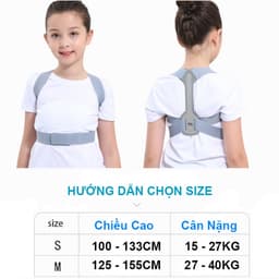 Thumbnail Đai Chống Gù Lưng Trẻ Em Có Nẹp Cho Bé Cân Nặng Từ 15 kg Đến 40 Kg - Chính Hãng Amalife Ama04 3