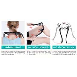Thumbnail Dụng Cụ Massage Đa Năng Cao Cấp KingTech - Hỗ Trợ Cổ, Vai, Gáy - Tiện Dụng, Nhẹ Nhàng - Chính Hãng 3