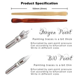 Thumbnail Ngòi bút SEAMIART B5/B10 viết các ký tự hoạt hình vẽ tay 2