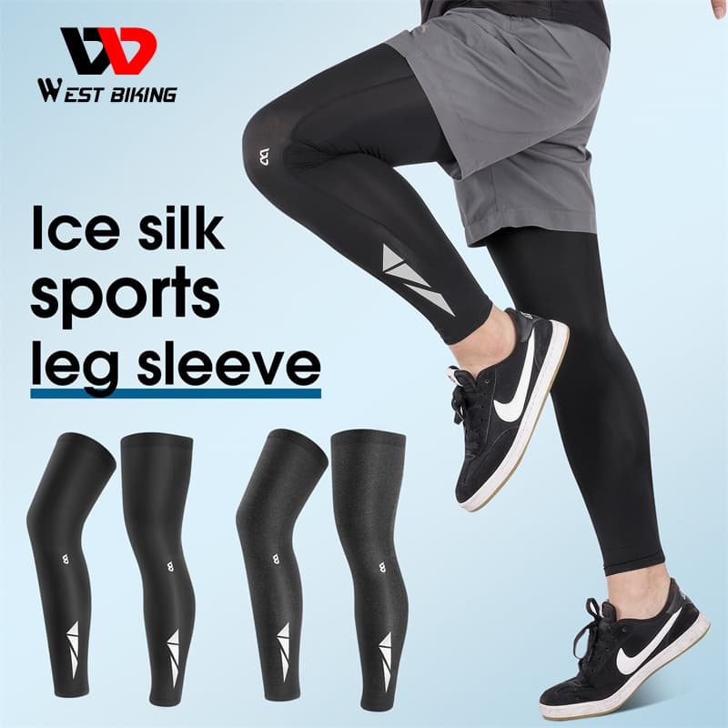Ảnh Vớ ống chân WEST BIKING bảo vệ chống tia uv khi chơi thể thao cho nam nữ 3