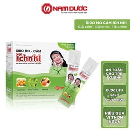 Thumbnail Siro ho cảm Ích Nhi hộp 30 góix5ml hỗ trợ giải cảm, giảm ho,sổ mũi,tiêu đờm, dùng cho trẻ nhỏ,bà bầu 2