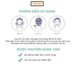 Thumbnail Mặt nạ giấy dưỡng trắng phục hồi da Pekah Healing Night Mask 25ml 4