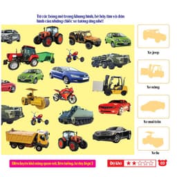 Thumbnail Sách - Rèn luyện phát triển trí óc cho trẻ( 2-6 tuổi) bóc dán hình thông minh IQ-EQ-CQ - Phương tiện giao thông 3