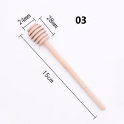 Thumbnail Que gỗ lấy mật ong Saffron Việt Nam kích thước dài 15cm 2