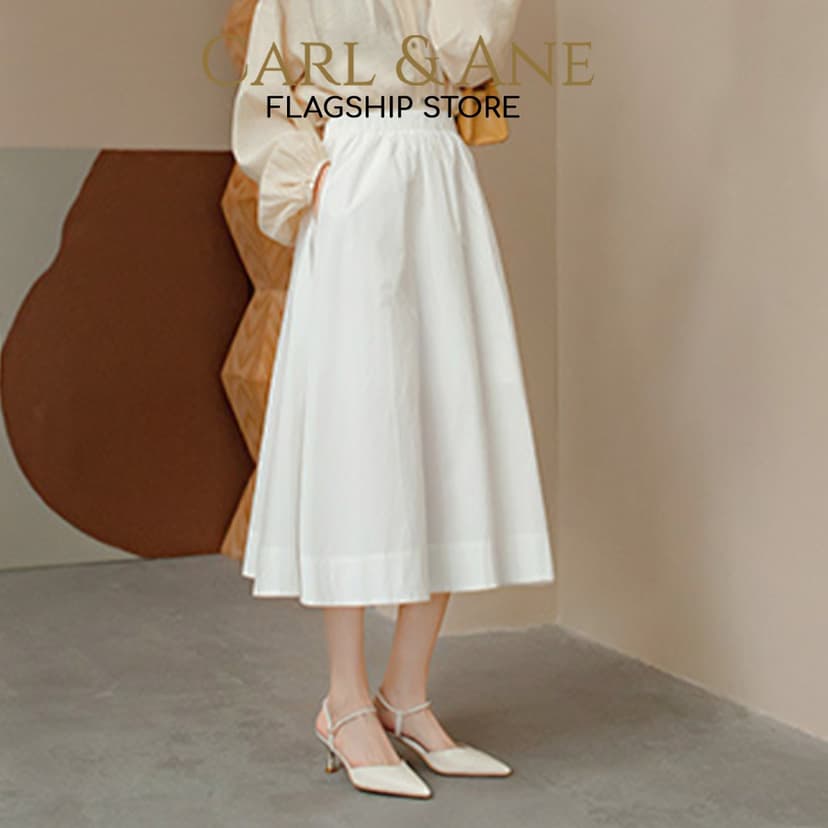 Ảnh Carl & Ane - Giày cao gót quai mảnh mũi nhọn phong cách Hàn Quốc màu nude - CL019 2