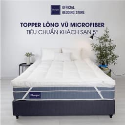 Thumbnail Topper Changmi Bedding lông vũ nhân tạo Microfiber Hàn Quốc chuẩn khách sạn 5 sao, tăng độ êm cho nệm 1