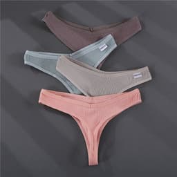 Thumbnail Quần Lót FINETOO Bằng Cotton Thiết Kế Lọt Khe Gợi Cảm Cho Nữ 3