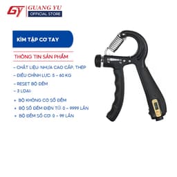 Thumbnail Kìm Bóp Tay Kìm Tập Cơ Tay GUANG YU Dụng Cụ Tập Gym Tại Nhà Có Bộ Đếm Số Điều Chỉnh Lực Từ 5 đến 60KG 3