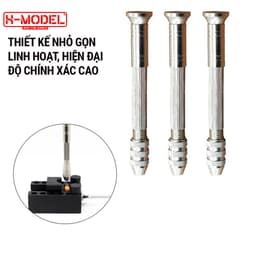 Thumbnail Bộ khoan tay và bộ 10 đầu khoan chuyên dụng mô hình hỗ trợ khoan demo hoặc gắn metal Part X- MODEL 3