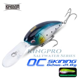 Thumbnail Mồi câu cá nhân tạo Kingdom 62mm 21.8g thiết kế chuyên dụng 1
