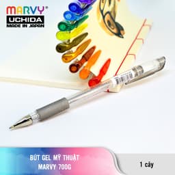 Thumbnail Bút gel có nắp Marvy Uchida 700G ngòi 0.7mm 3