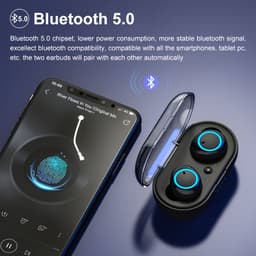 Thumbnail Tai Nghe Nhét Tai Vitog TWS Không Dây Stereo Cảm Ứng Chạm Khử Tiếng Ồn Tích Hợp Micro Rảnh Tay 4