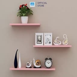 Thumbnail Kệ Thanh Ngang Rộng 15cm, Dài 20cm Đến 50cm Nhiều Màu Thương Hiệu SIB Decor KT001 2