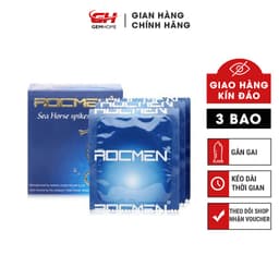 Thumbnail Bao Cao Su Rocmen Cá Ngựa Xanh Gân Gai kéo dài thời gian 1