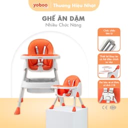 Thumbnail Ghế ăn dặm cho bé Yoboo YB-0015 gồm khay ăn khay chứa đồ, điều chỉnh chiều cao ghế và độ rộng khay ăn - Hàng chính hãng 2
