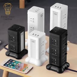 Thumbnail Ổ Cắm Điện Đứng Energy Green Lighting JZB-A2,3,4 - Tích Hợp Đèn Chiếu Sáng - 3 Mức Sáng - Pin Sạc Tích Điện - BH 1 Năm 3