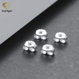 Thumbnail Chốt bông tai bạc Ý Huệ Ngân CB02 4