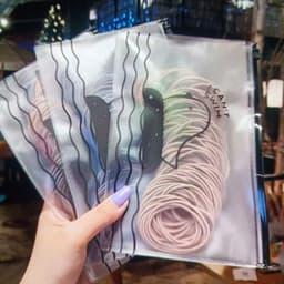 Thumbnail Set 100 Dây Chun Buộc Tóc Hàn Quốc Trơn Nhiều Màu Cao Cấp Chính Hãng Amalife 1