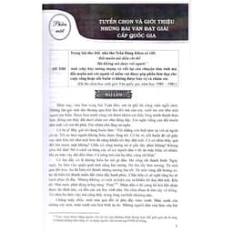Thumbnail Sách - Tuyển chọn những bài văn đạt giải cấp tỉnh, thành phố và quốc gia (THCS) 1
