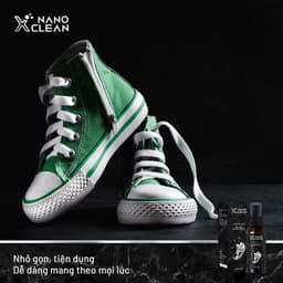 Thumbnail Chai xịt giày diệt khuẩn khử mùi hôi giày, khử mùi hôi chân Nano Xclean For Shoes 50ml-Hương Bạc Hà -Nano Bạc AHT Corp 4